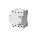 Siemens 6ka Ac 4p 30ma 25a Kaçak Akım Sigorta Rölesi