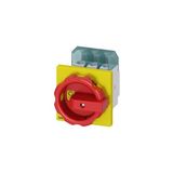 Siemens Acil Stop Şalteri 3X25A 0-1 (Aç-Kapa) Önden Tespitli Sarı-Kırmızı Paket Şalter - 25 A