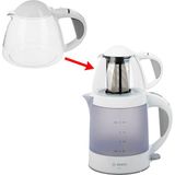 Siemens Bosch, TTA2201 Çay Makinesi için Demlik Sürahi ( filtre ve kapak hariç)