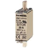 Siemens Boy 000 NH Bıçaklı 50A Sigorta Buşonu