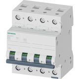 Siemens C Tipi 4 Kutuplu(Nötr Kesmeli) 25 Amper Otomatik Sigorta C4X25A 10KA