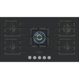 Siemens Ep9a6qı40 İq500 Gazlı Ocak 90 Cm Sert Cam, Siyah