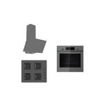 Siemens & Ferre Grion 3 Lü Ankastre Set ( Hb012fbh1t- Ss208 - D088 )