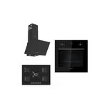 Siemens & Ferre Large Castelo 3 lü Ankastre Set ( HB012FBB1T - SS035 - D086 ) 75 cm Ocak