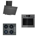 Siemens Gri Ankastre Set (hb012fbh1t-eo6c9po00(eo6c8pp30o)-lc64kpj70t) Antrasit