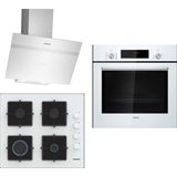 Siemens HB012FBW1T - EO6C2PP30O - LC64KPJ20T Beyaz 3'lü Ankastre Set