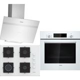 Siemens HB012FBW1T - EO7C2PP30O - LC64KPJ20T Beyaz 3'lü Ankastre Set