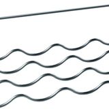 Siemens KS10Z030 / Siemens listelenen bağımsız soğutma cihazları için şişe rafı / 5 şişeye kadar / 29,05 × 45,81 × 6,87 cm (U × G × Y) / gıda maddelerine uygun/krom