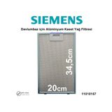 Siemens LC65KAJ20T Davlumbaz Filtresi 20x34.5 cm Aspiratör Filtre