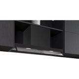 Siemens LJ85BCC60 iQ300 Siyah Davlumbaz 80 cm Cam dekor