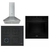 Siemens Mix Black 3 Lü Ankastre Set 630 ( HU717ABA0T - EO6C6PP30O - LC64PCC50T )