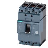 SIEMENS SENTRON SERİSİ KOMPAKT TİP TERMİK MANYETİK GÜÇ ŞALTERİ; 3VA11; 36kA; TERMİK AYARLI; SABİT MANYETİK; 44-63A; 3 KUTUPLU