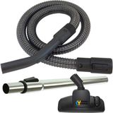 Siemens Uyumlu VSC3A210 Iq 300 Süpürge Çelik Telli Hortumu Seti (1) - Adet-Set