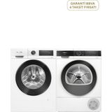 Siemens WG52A203TR IQ300 1200 Devir Çamaşır Makinesi 10 kg + WQ52G201TR IQ300 Isı Pompalı Kurutma Makinesi 10 kg - Beyaz - Standart