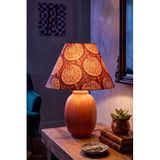 Sienna Handmade Desenli Seramik Abajur 40 cm | Dekoratif Masa Lambası | E27 Duylu Modern Abajur | Salon, Yatak Odası ve Komodin Aydınlatması | CE Belgeli | HMY Design
