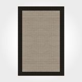 Sienna Siyah Çerçeveli Modern Geometrik Etnik Desenli Boho Makinada Yıkanabilir Hafif Hav Toz Vermez Leke Tutmaz Kaymaz Taban Dijital Makine Baskı Halı Oturma Odası Salon Yolluk Koridor Mutfak Halısı
