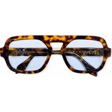 Siera Eyewear Siera Aura C002-235 Havana Çerçeve Açık Mavi Cam Unisex Güneş Gözlüğü