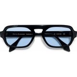Siera Eyewear Siera Icon C001-235 Siyah Çerçeve Mavi Cam Unisex Güneş Gözlüğü - Siyah - Mavi