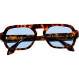 Siera Eyewear Siera Icon C002-235 Havana Çerçeve Mavi Cam Unisex Güneş Gözlüğü