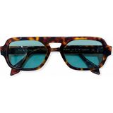 Siera Eyewear Siera Icon C002-TIF Havana Çerçeve Yeşil Cam Unisex Güneş Gözlüğü - Havana - Yeşil