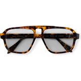 Siera Eyewear Siera Lucky C002-989 Havana Çerçeve Açık Füme Cam Unisex Güneş Gözlüğü
