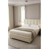 Siervotex Naturel Fermuarlı Yatak KILIFI,%100 Pamuk,fermuarlı Yatak Kılıfı,yatak Kılıfı,yatak Pedi&şiltesi - 60 x 120 cm