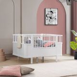 Siesta Büyüyen Beşik 90x130, Siesta Karyola 90x190 - Beyaz