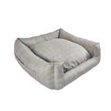 Siesta Kedi Yatağı Ve Köpek Yatağı ,Yedek Kılıflı ,Fermuarlı 55x60x23 Gri