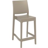 Siesta Maya Bar Sandalyesi 65 Cm Kum Gri