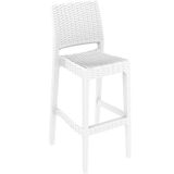 Siesta Rattan Jamaica Beyaz Bar Taburesi