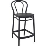 Siesta Victor Siyah 65 cm Bar Taburesi