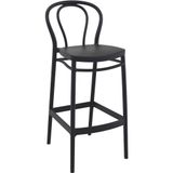 Siesta Victor Siyah 75 cm Bar Taburesi