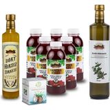 Şifa Ana Destek Paketi No.1 6 Adet 500 ml Pancar Kvass Dört Hırsız Sirkesi ve Kekik Hidrosolü