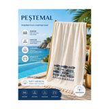 Şifa Botanik Müslin Pamuk Plaj Havlusu Peştemal