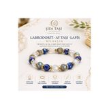 Şifa Taşı Atölyesi Cemile Altuntaş Labradorit Ay Taşı Lapis Lazuli Bileklik Gold Hematit Detaylı El Yapımı Doğal Taş Bileklik