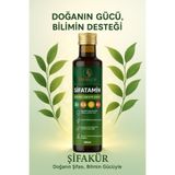Şifakür Bitkisel Sağlık Ürünleri Şifatamin Bitkisel Takviye Şurup | D3, B12, K2, Çinko, Kalsiyum Içerikli | Bağışıklık Desteği