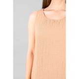 SIFIR KOL ELBİSE Camel L/XL