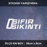 Sıfır Sıkıntı - 2 Adet Sticker Araba Cam Bagaj Uyumlu Et,Ket Kask Motosiklet Dolap Cam Uyumlu Yapışkan