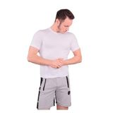 Sıfır Yaka Beyaz Tutku Erkek Atlet - 3XL