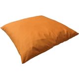 Sıfır312 70 x 70 cm Yer Minderi Bahçe Minderi Hamile Minderi Dekoratif Minder - Turuncu