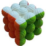 Sıfır312 Zeka Küpü - 3x3 Zeka Küpü - Rubik Küp - Akıl Küpü - Açık Pembe