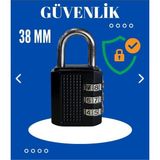 Şifreli Asma 38MM Kilit Bavul Çanta Dolap Sandık Kiliti