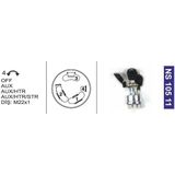 Sifreli Kontak Anahtari Yayli Kapakli Buyuk Fisekli 05200580039 Basak Traktor 52.58.39 - Ns10511