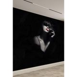 Sigara İçen Kadın Gizemli Duman Duvar Kağıdı, 500 x 260