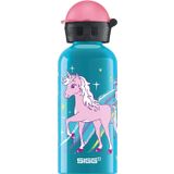 Sigg Alüminyum çocuk içecek şişesi – KBT Bella Unicorn – sızdırmaz – tüy kadar hafif – BPA içermez – iklim açısından zararsız sertifikalı – açık mavi – 0,4 l