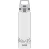 SIGG Total Clear ONE MyPlanet™ Anthracite içecek şişesi (0,75 l), BPA içermeyen ve sızdırmaz içecek şişesi, kırılmaz spor içecek şişesi, tritan, meyve filtreli