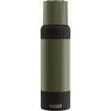 SIGG Yalıtımlı Su Şişesi - Alpine Star Kavrulmuş Yeşil Termos Bardak - 27 Adet Sıcak, 100 Parça Soğuk - Kompakt ve Sağlam - Sızdırmaz - BPA İçermez - Dış Mekan, Kamp ve Doğa Yürüyüşü - Yeşil - 1L