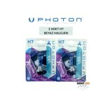 SightLine Photonxen vision LED efekt H7 Beyaz Halojen Far Ampül Seti
