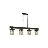 Sığınak Modern Avize E27 48w 95x15cm Metal Eskitme Avonni-av-4216-4ey Kaplama