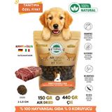 Sığır Et Topu %100 Doğal Hipoalerjenik Köpek Ödül Maması Airdried Kurtulmuş % 0 Karışım 150GR - 150 GR
